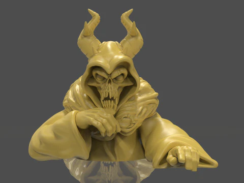 Horned King Bust Sculpt 3D Print Model