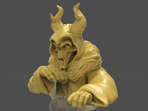 Horned King Bust Sculpt 3D Print Model