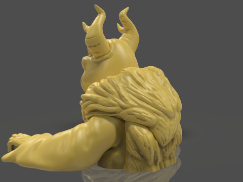 Horned King Bust Sculpt 3D Print Model