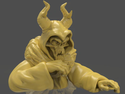 Horned King Bust Sculpt 3D Print Model