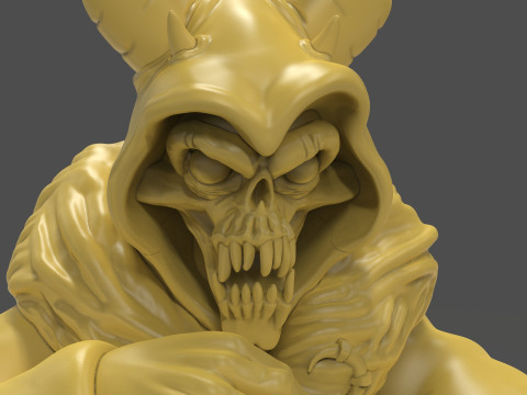 Horned King Bust Sculpt 3D Print Model