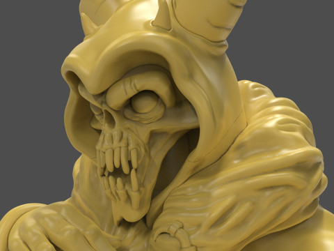 Horned King Bust Sculpt 3D Print Model