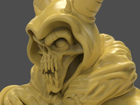 Horned King Bust Sculpt 3D Print Model