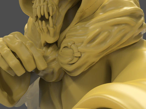 Horned King Bust Sculpt 3D Print Model