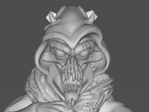 Horned King Bust Sculpt 3D Print Model