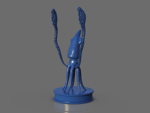Squid Sculpture 3D-Druckmodell