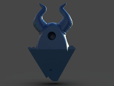 The Horned King Mask Sculpture 3D Print Model
