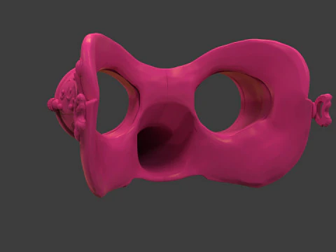 Royal Steampunk Penguin Mask 3D Print Model
