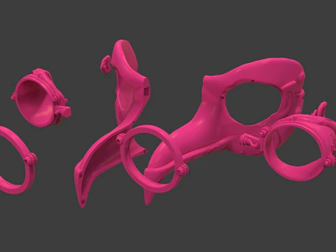 Royal Steampunk Penguin Mask 3D Print Model