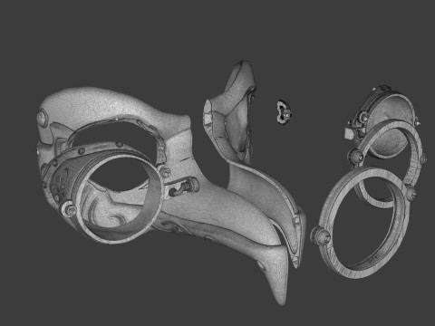 Royal Steampunk Penguin Mask Modelo de impresión 3D