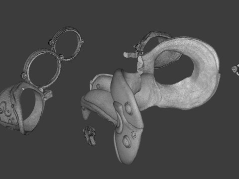 Royal Steampunk Penguin Mask Modelo de impresión 3D