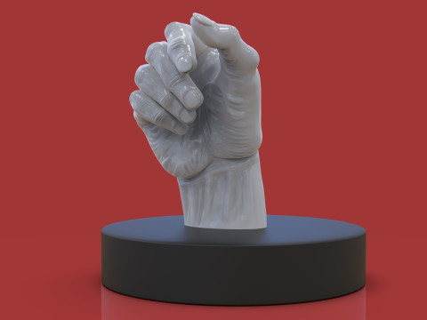 Doctors Hand Sculpture 3D Принт Модель