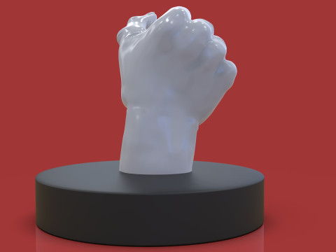 Doctors Hand Sculpture 3D Принт Модель