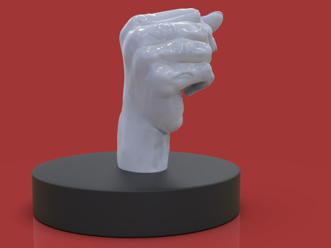 Doctors Hand Sculpture 3D Принт Модель
