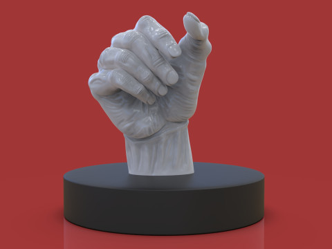 Doctors Hand Sculpture 3D Принт Модель