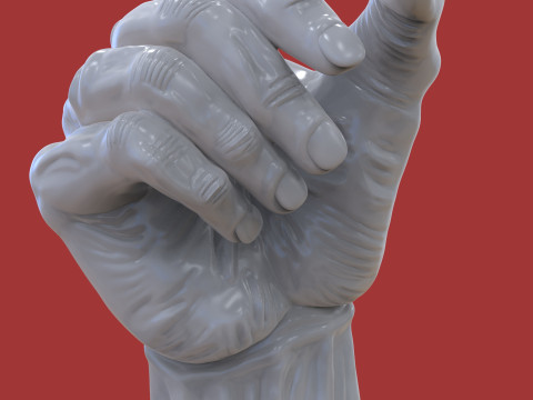 Doctors Hand Sculpture 3D Принт Модель