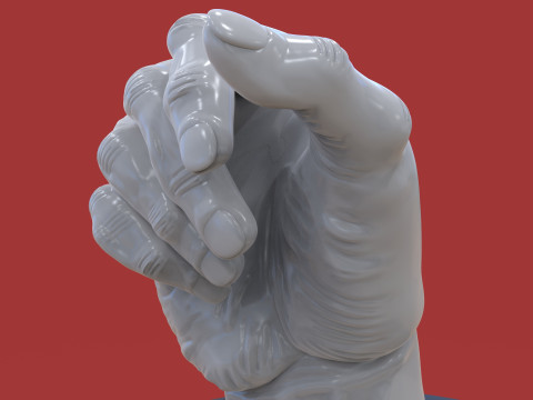 Doctors Hand Sculpture 3D Принт Модель