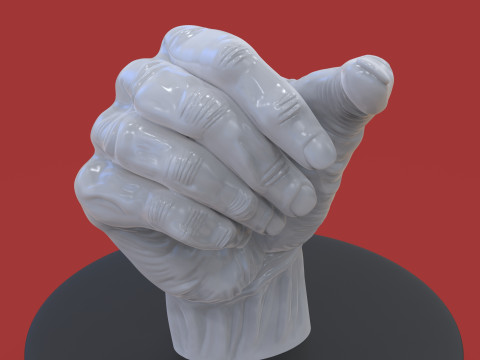 Doctors Hand Sculpture 3D Принт Модель