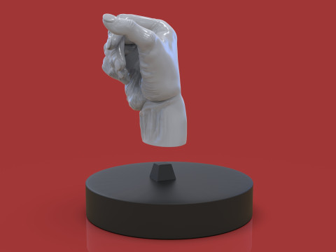 Doctors Hand Sculpture 3D Принт Модель