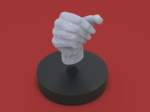 Doctors Hand Sculpture 3D Принт Модель