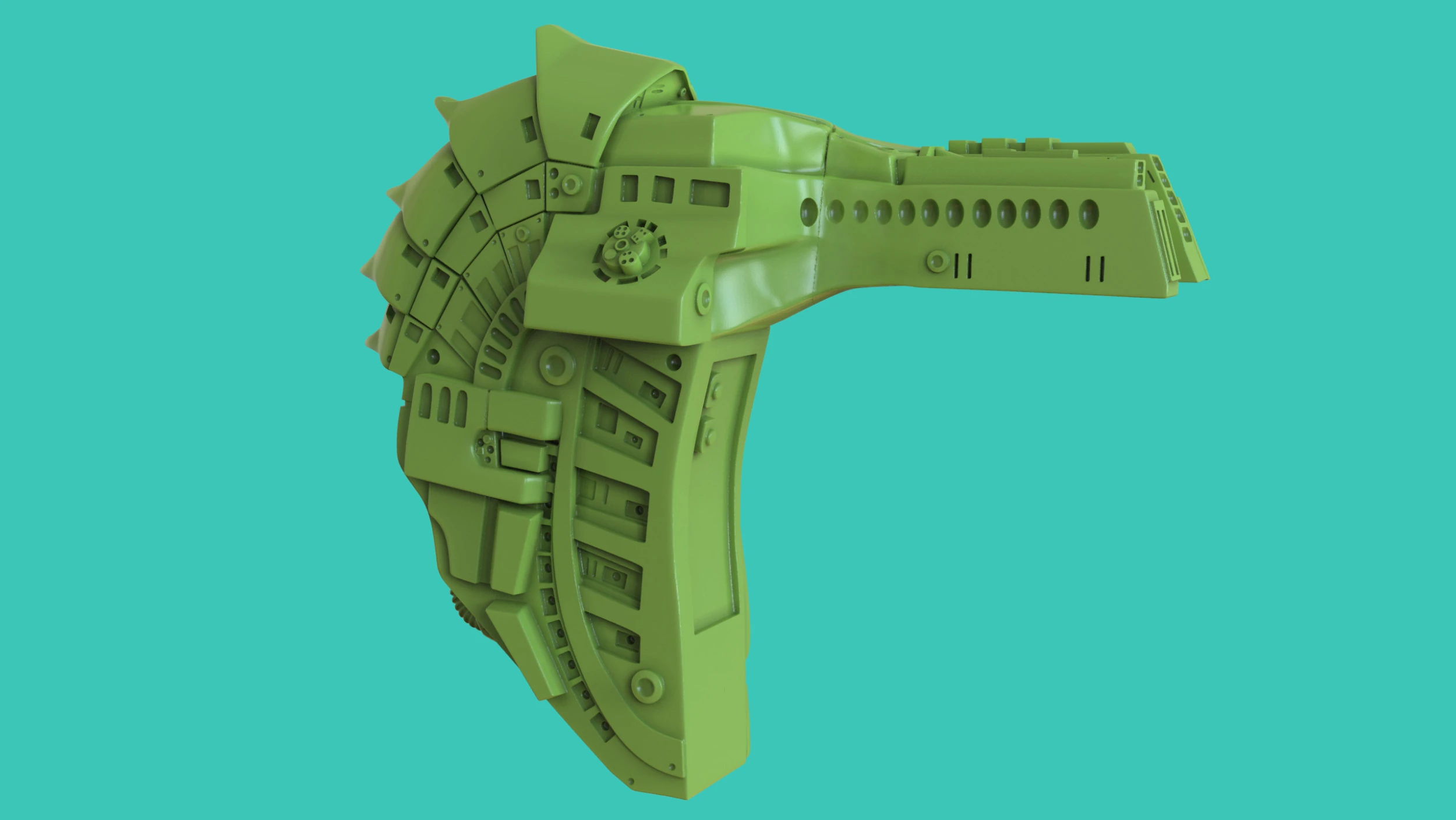 Predator Backpack Art Toy 3D Print Model .c4d .max .obj .3ds .fbx .stl .blend 