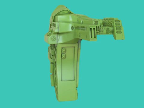 Predator Backpack Art Toy 3D Print Model