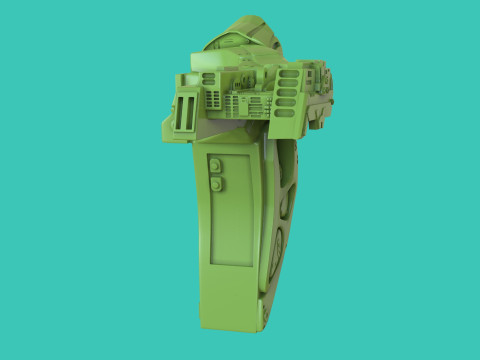 Predator Backpack Art Toy 3D Print Model