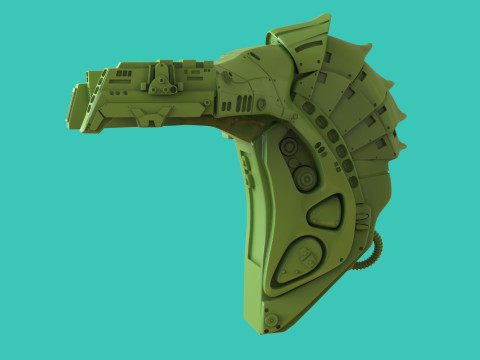 Predator Backpack Art Toy 3D Print Model