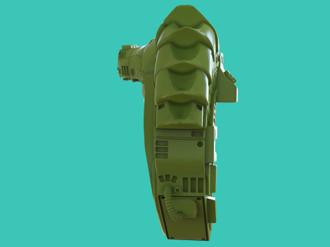 Predator Backpack Art Toy 3D Print Model