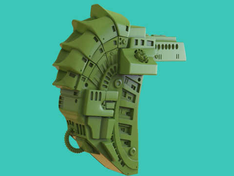 Predator Backpack Art Toy 3D Print Model