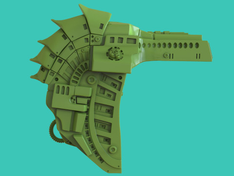 Predator Backpack Art Toy 3D Print Model