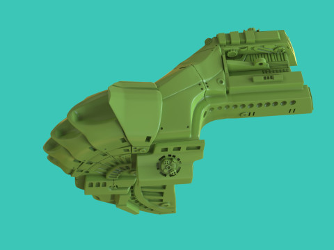 Predator Backpack Art Toy 3D Print Model