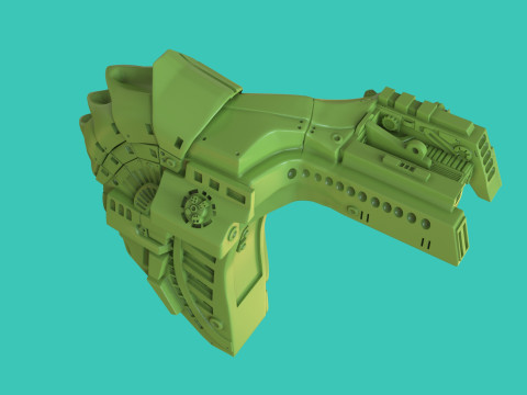 Predator Backpack Art Toy 3D Print Model