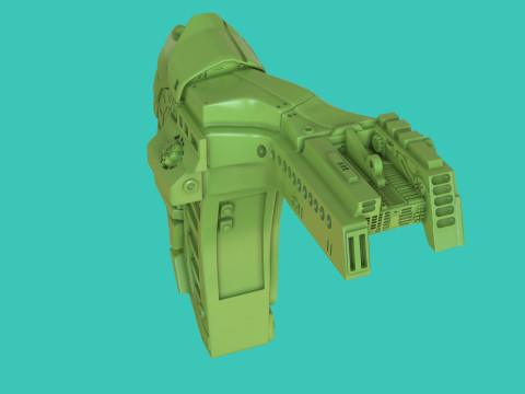 Predator Backpack Art Toy 3D Print Model