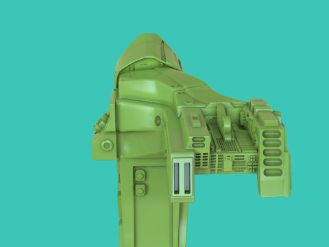 Predator Backpack Art Toy 3D Print Model
