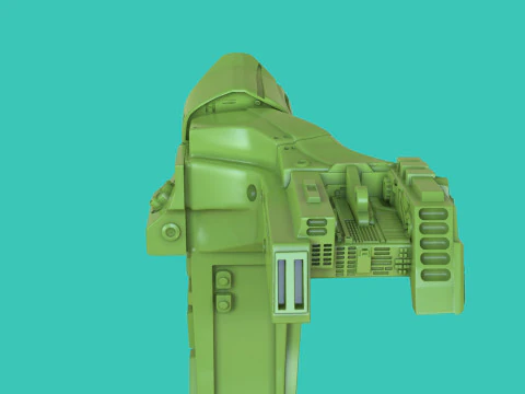 Predator Backpack Art Toy 3D Print Model