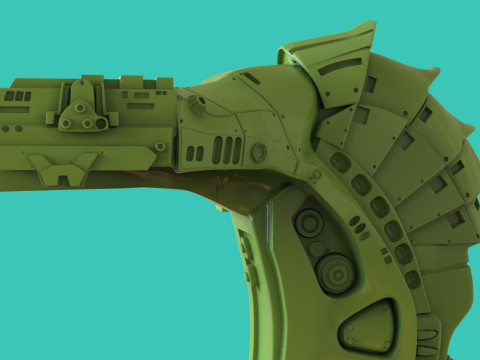Predator Backpack Art Toy 3D Print Model