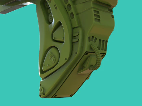 Predator Backpack Art Toy 3D Print Model