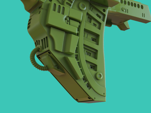 Predator Backpack Art Toy 3D Print Model