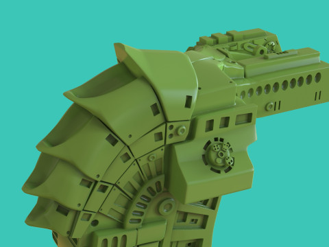 Predator Backpack Art Toy 3D Print Model