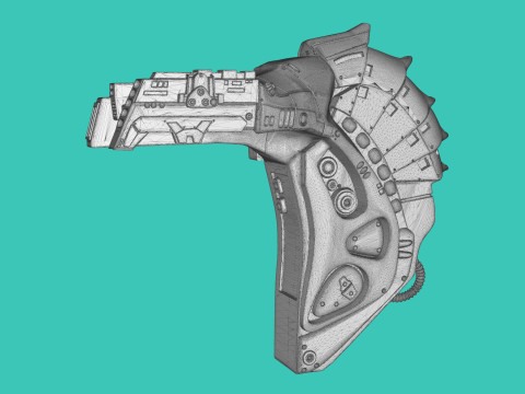 Predator Backpack Art Toy 3D Print Model