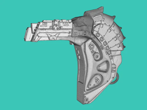 Predator Backpack Art Toy 3D Print Model