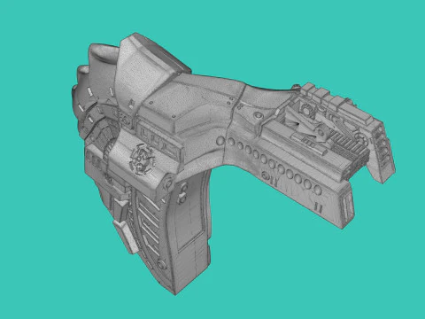 Predator Backpack Art Toy 3D Print Model