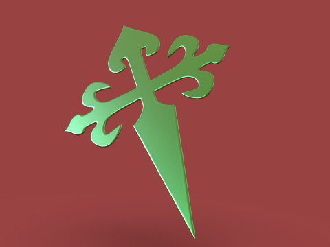 Cross of Saint James 3D 프린트 모델