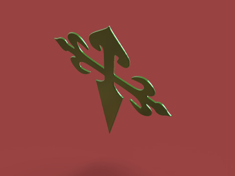 Cross of Saint James 3D 프린트 모델