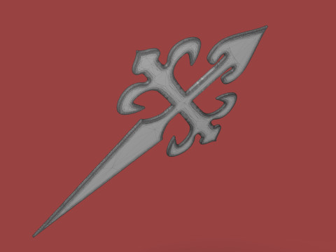 Cross of Saint James 3D 프린트 모델