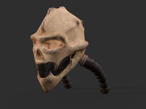 Renegade Skull Helmet Modèle 3D