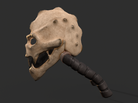 Renegade Skull Helmet Modèle 3D