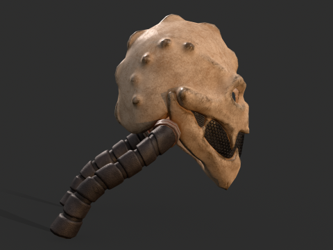 Renegade Skull Helmet Modèle 3D