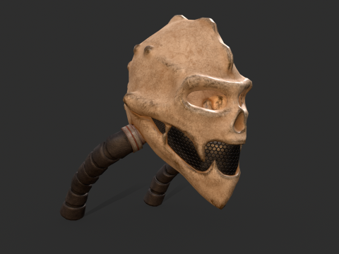 Renegade Skull Helmet Modèle 3D